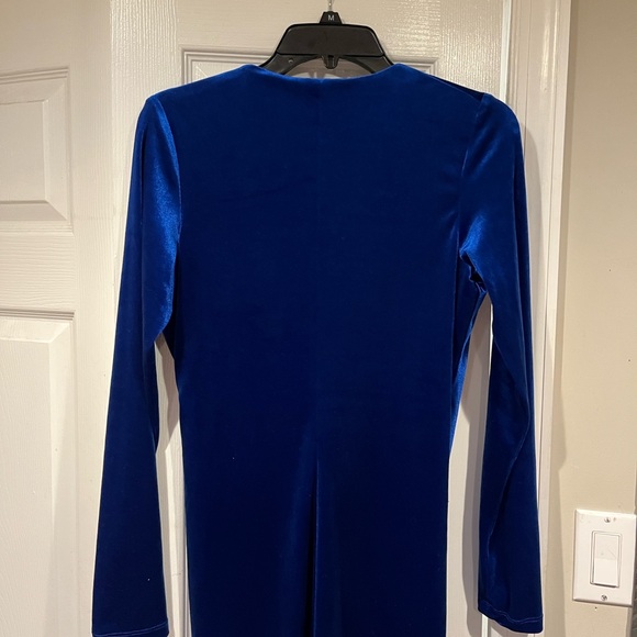 chinese dress ladies Royal Blue Dress – Mirela main image 0